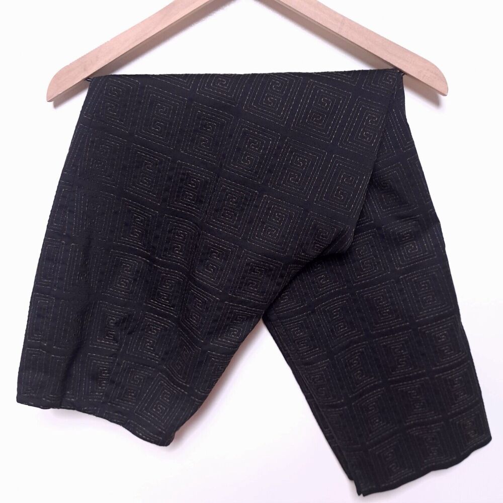 Talbots Embroidered Stitch Stretch Hi Rise Pants Slacks Black Plus 14